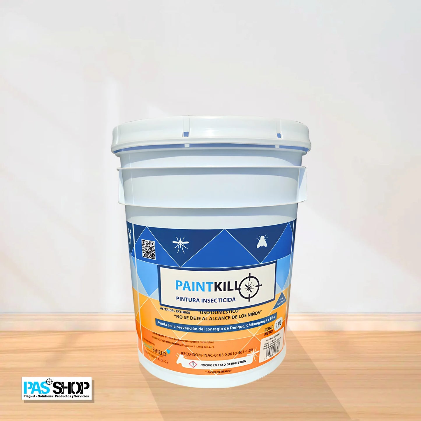 Pintura Vinilica Insecticida 19L – Recubrimiento Transparente