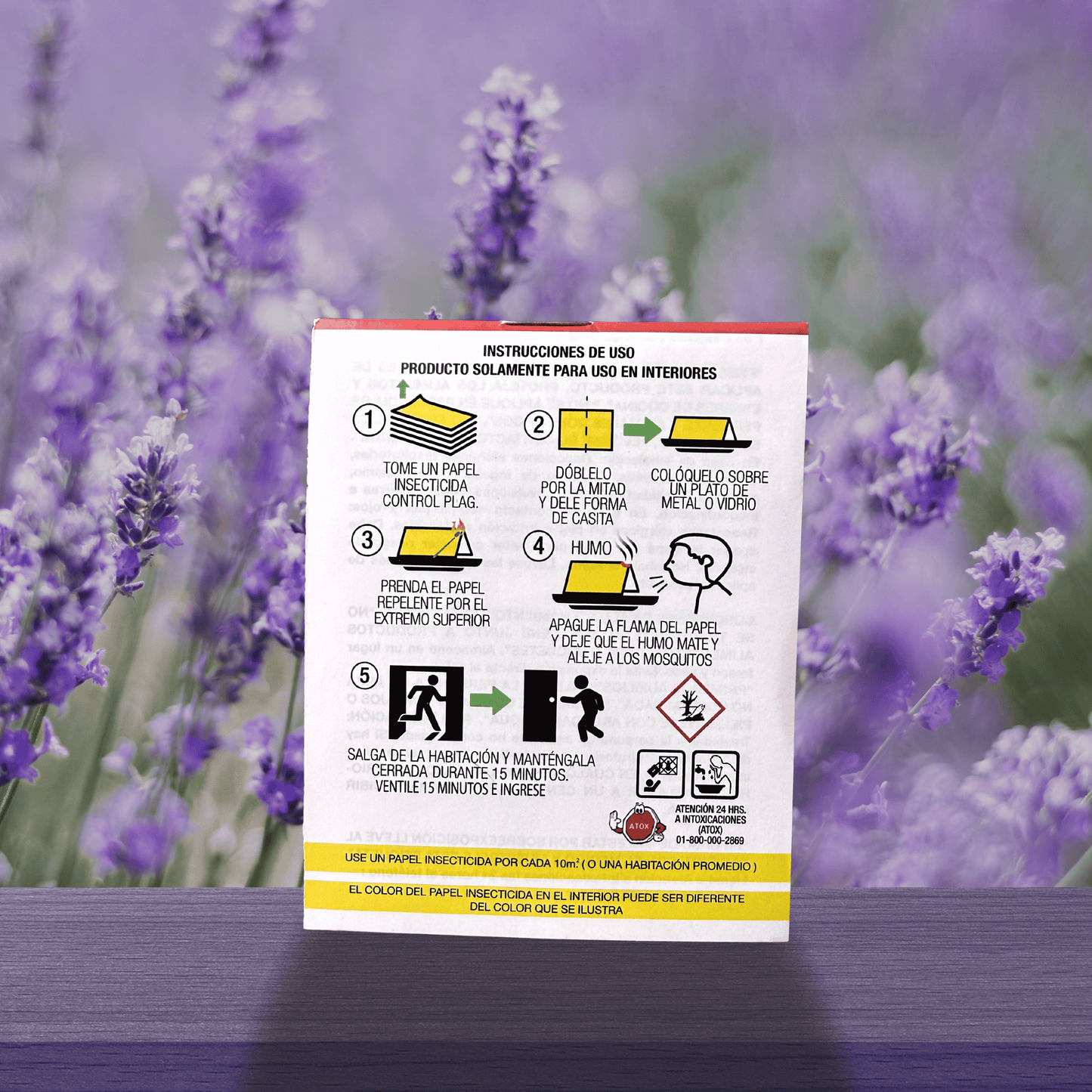 Control Plag - Papel Insecticida Aroma Agradable