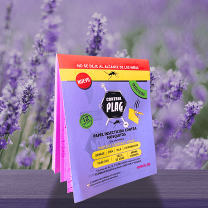 Control Plag - Papel Insecticida Aroma Agradable