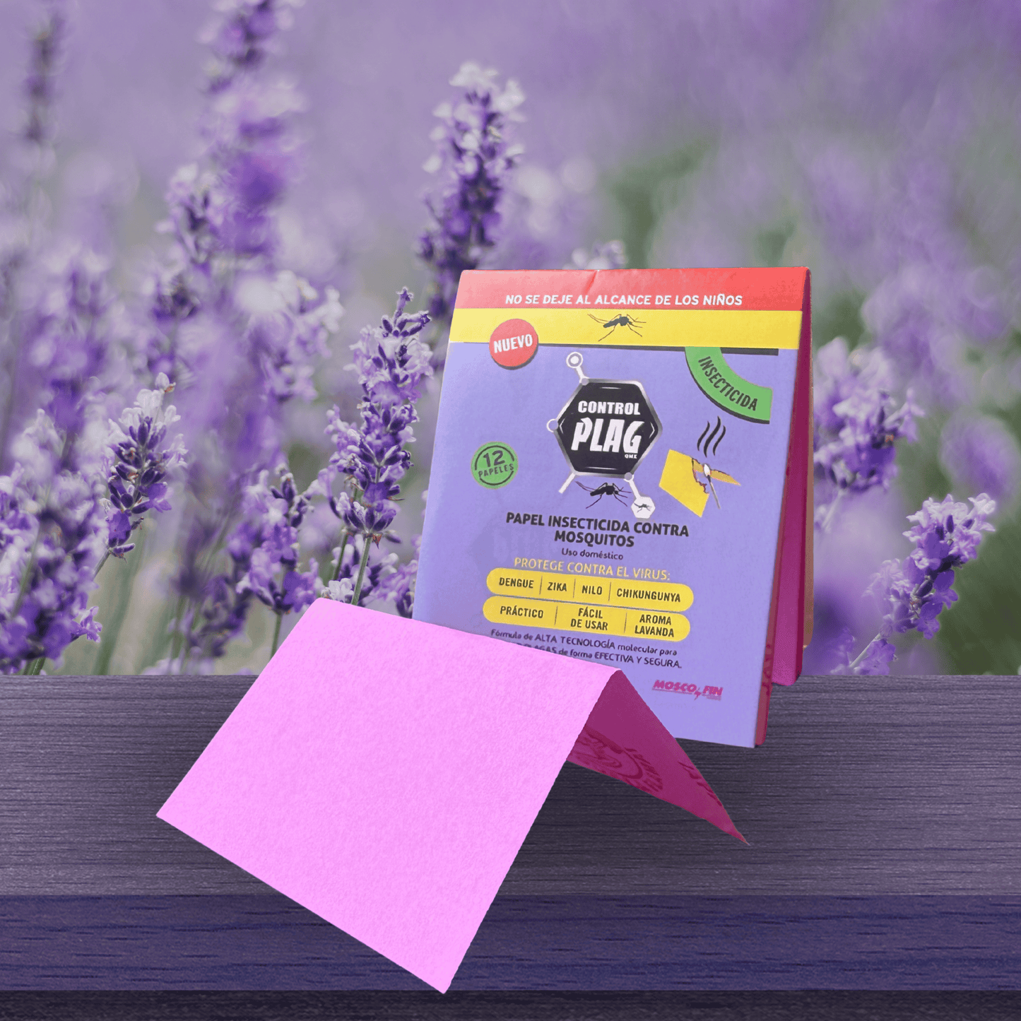 Control Plag - Papel Insecticida Aroma Agradable