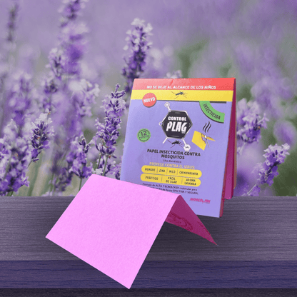 Control Plag - Papel Insecticida Aroma Agradable