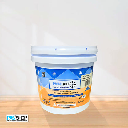 Pintura Vinilica Insecticida 4L – Recubrimiento Transparente