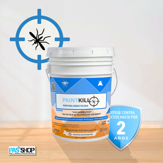Pintura Vinilica Insecticida 19L – Tonos de Blanco