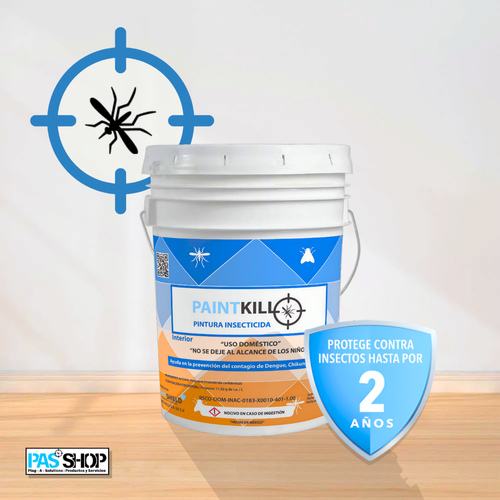 Pintura Vinilica Insecticida 19L – Tonos de Blanco