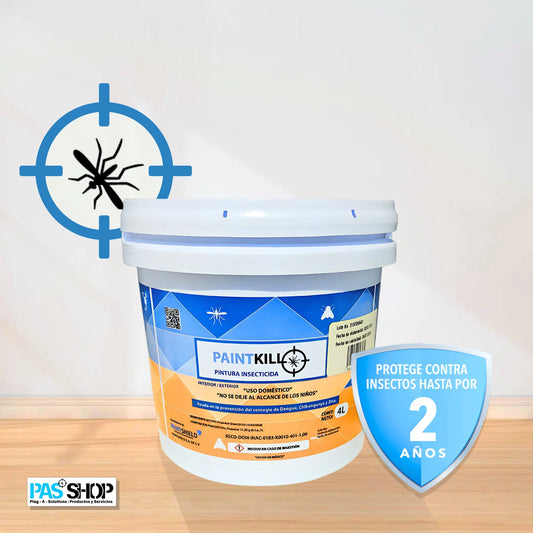 Pintura Vinilica Insecticida 4L – Tonos de Blanco