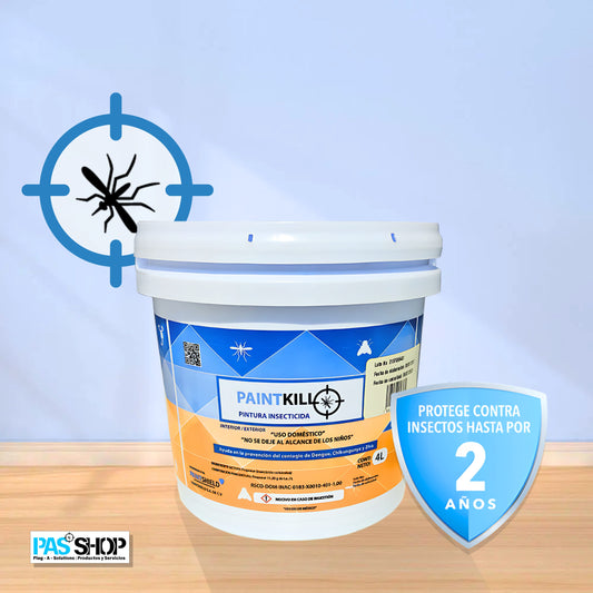 Pintura Vinilica Insecticida 4L – Tonos Pastel